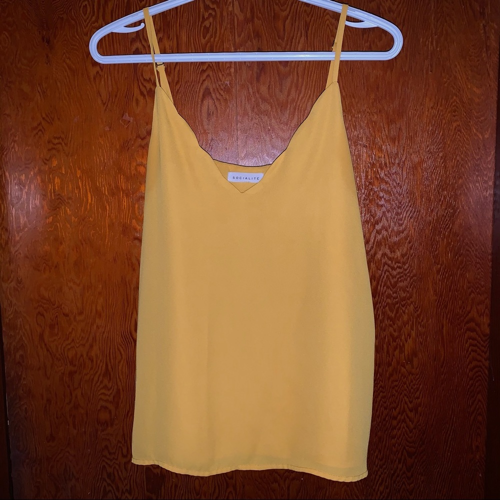 Yellow tank top
